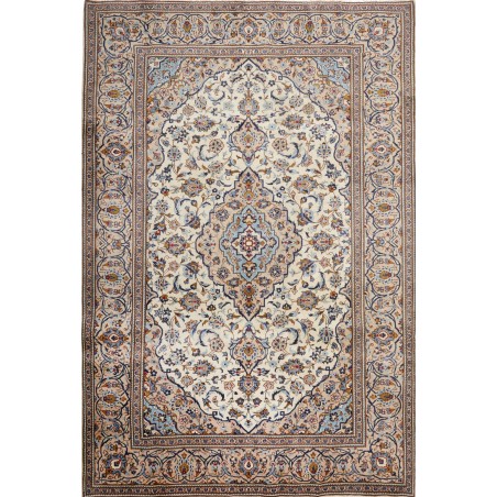 Tappeto Kashan Persia azzurro 200x298