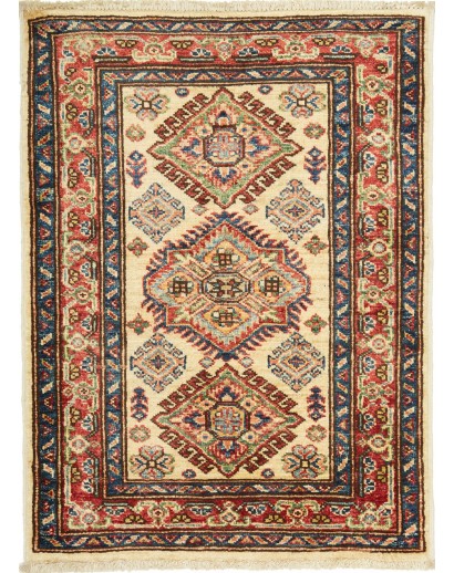 Tappeto Kazak Fine Pakistan marrone grigio 64x90