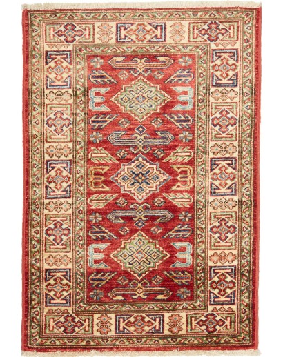 Tappeto Kazak Fine Pakistan rosso grigio 66x96
