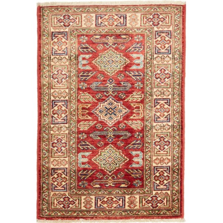 Tappeto Kazak Fine Pakistan rosso grigio 66x96