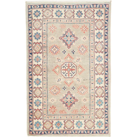 Tappeto Kazak Afghanistan bianco 79x125