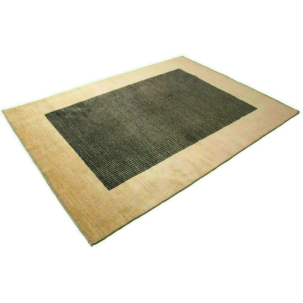 Tappeto Shayan Pakistan marrone grigio 203x301 Tappeto Shayan Pakistan marrone grigio 203x301
