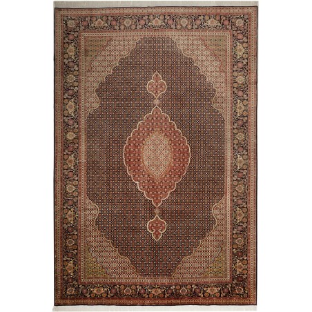 Tappeto Tabriz 50 Raj Mahi Persia azzurro bianco 203x300
