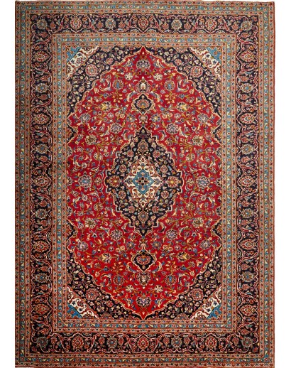 Tappeto Ardakan Persia marrone blu 250x357