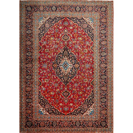 Tappeto Ardakan Persia marrone blu 250x357