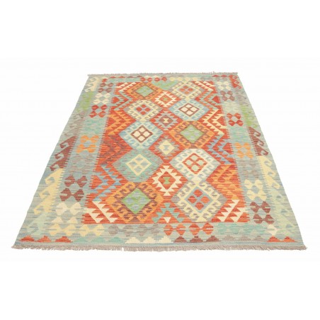 Tappeto Kilim Afghanistan marrone beige 151x205