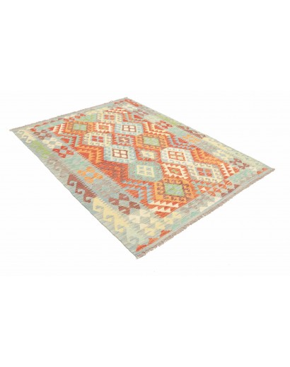 Tappeto Kilim Afghanistan marrone beige 151x205