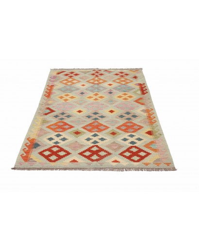 Tappeto Kilim Afghanistan marrone 122x176