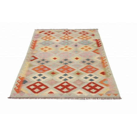 Tappeto Kilim Afghanistan marrone 122x176