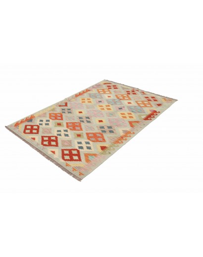 Tappeto Kilim Afghanistan marrone 122x176