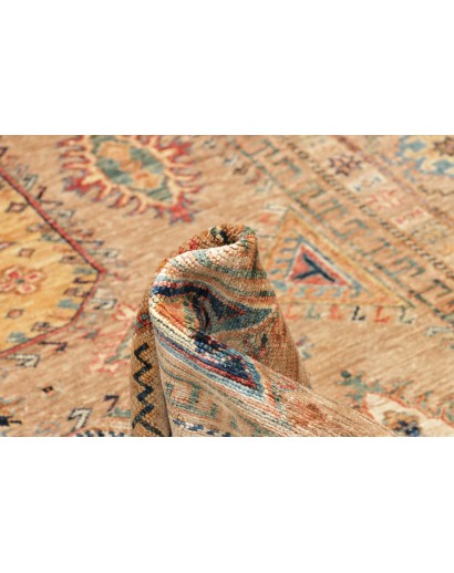 Tappeto Kazak Fine Pakistan marrone grigio 170x243