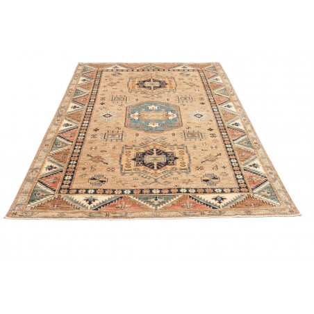 Tappeto Kazak Fine Pakistan marrone grigio 168x238