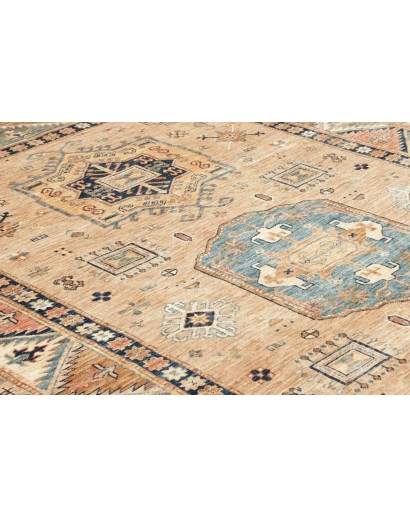 Tappeto Kazak Fine Pakistan marrone grigio 168x238