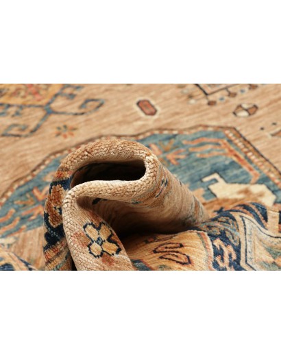 Tappeto Kazak Fine Pakistan marrone grigio 168x238