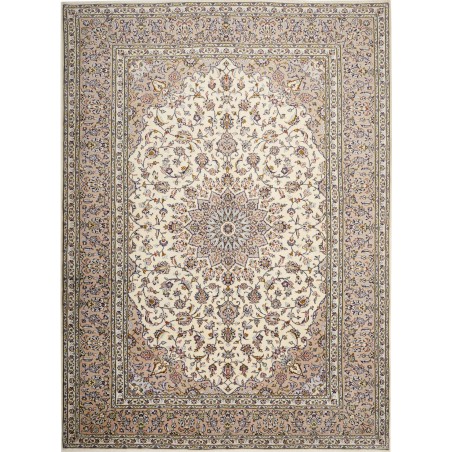 Tappeto Kashan Persia beige grigio 248x340
