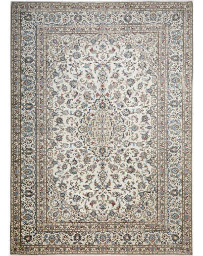 Tappeto Kashan Persia beige bianco 248x346
