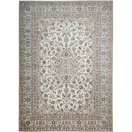 Tappeto Kashan Persia beige bianco 248x346