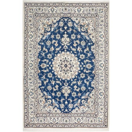 Tappeto Nain Kashmar Persia grigio 163x245