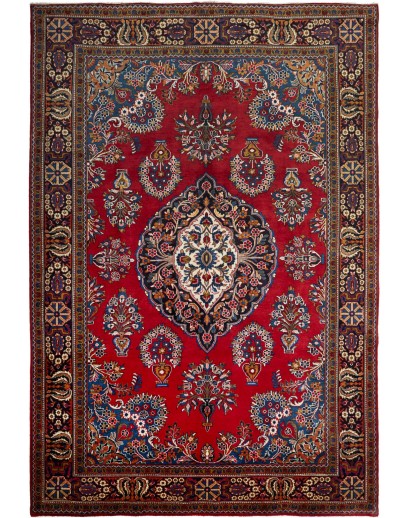 Tappeto Sarough Persia grigio beige 235x345