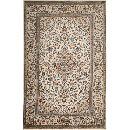 Tappeto Kashan Persia beige marrone 200x306