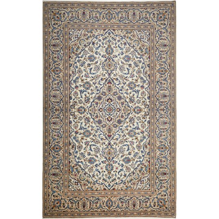 Tappeto Kashan Persia beige grigio 197x320