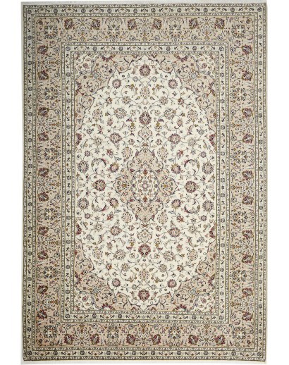 Tappeto Kashan Persia beige verde 200x290