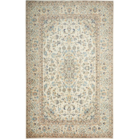 Tappeto Kashan Persia bianco marrone 197x310