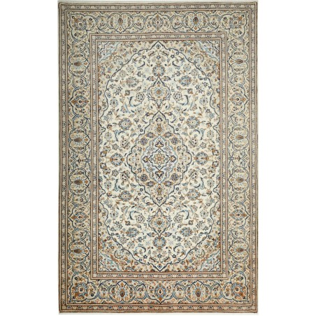 Tappeto Kashan Persia beige grigio 198x308