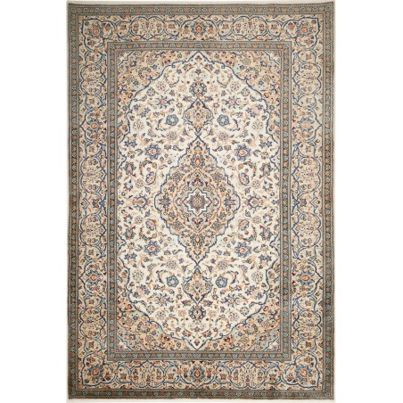 Tappeto Kashan Persia beige grigio 200x297