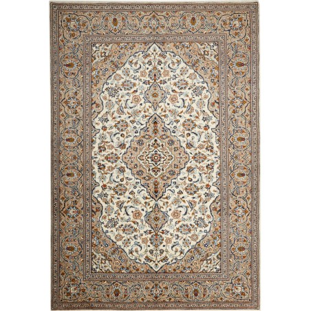 Tappeto Kashan Persia marrone grigio 200x293
