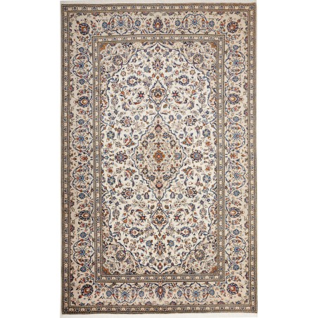 Tappeto Kashan Persia beige marrone 193x306