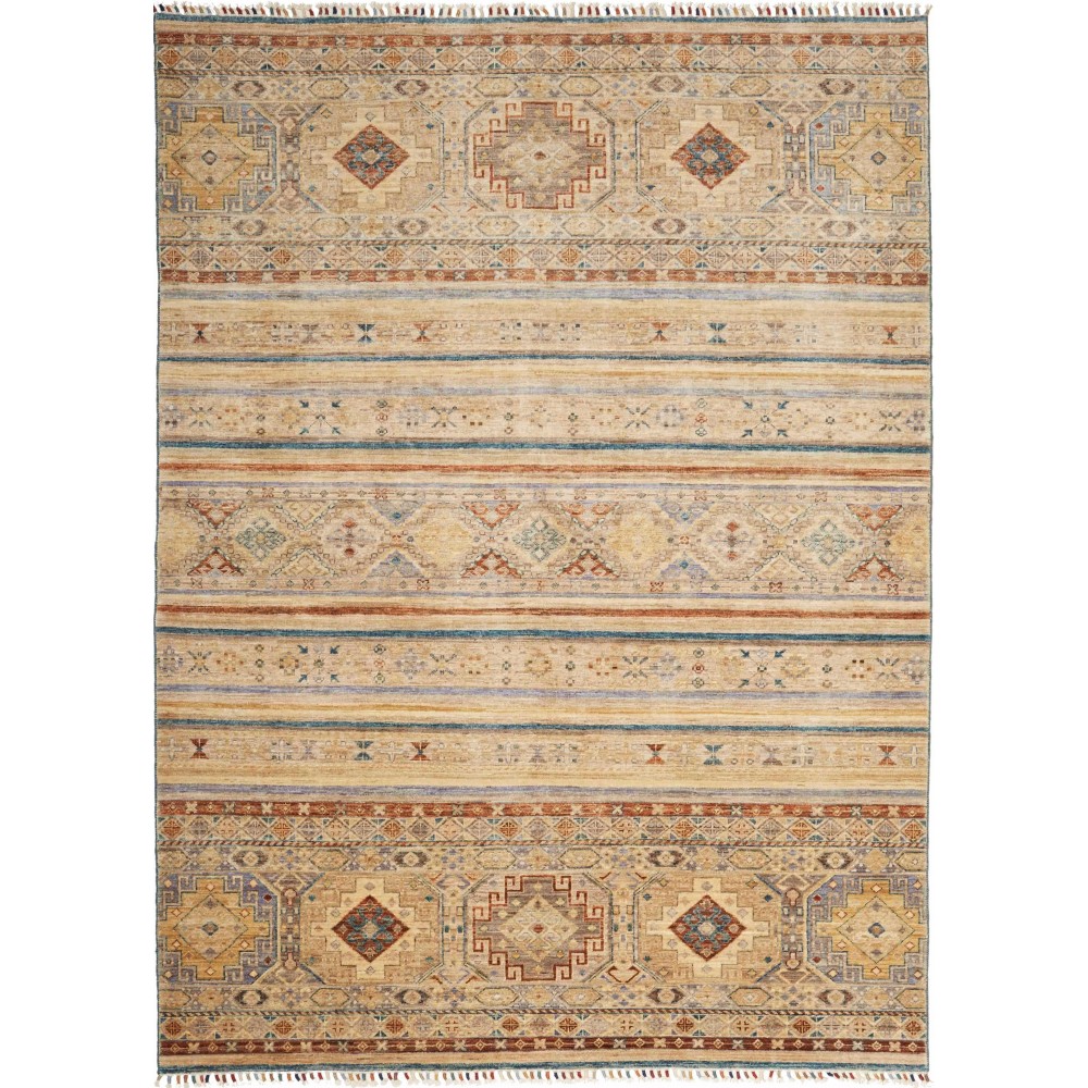 Tappeto Rubin Pakistan marrone grigio 169x234 Tappeto Rubin Pakistan marrone grigio 169x234