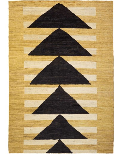 Tappeto Gabbeh Marrakech Pakistan marrone blu 198x290