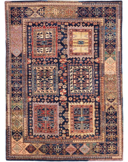 Tappeto Tribal Pakistan marrone grigio 156x210