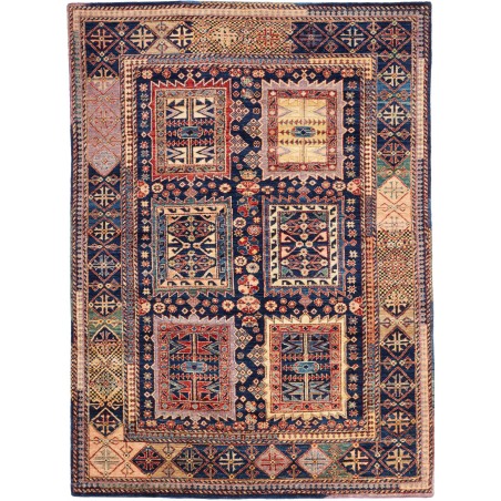 Tappeto Tribal Pakistan marrone grigio 156x210