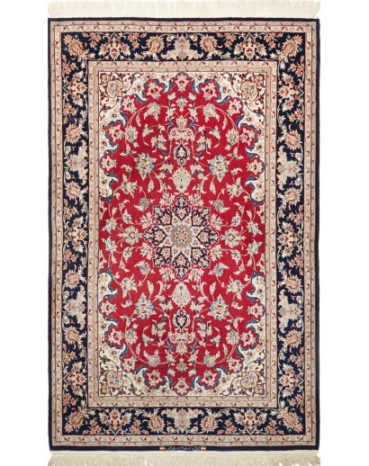Tappeto Isfahan Persia beige grigio 108x174
