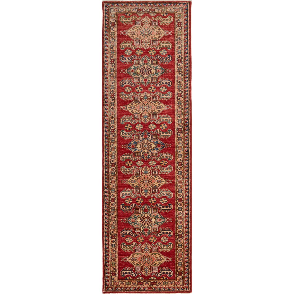Tappeto Kazak Fine Pakistan marrone 71x248 Tappeto Kazak Fine Pakistan marrone 71x248