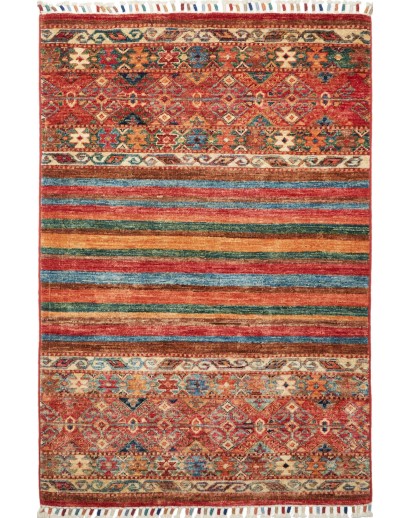 Tappeto Samarkand Pakistan rosso marrone 85x127