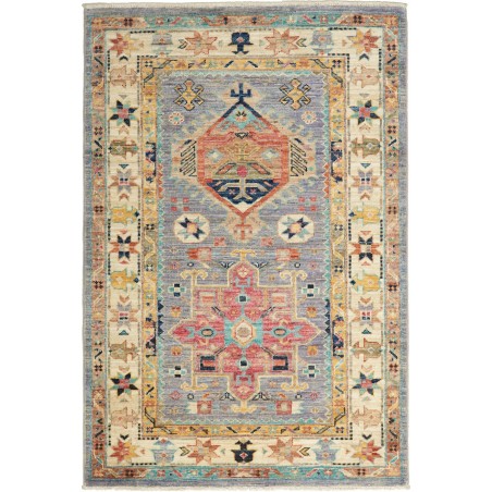 Tappeto Tribal Pakistan marrone grigio 80x120
