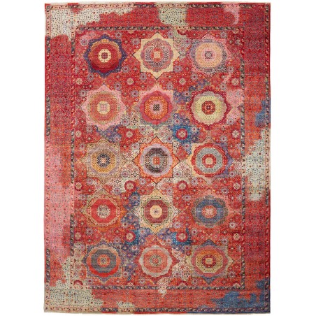 Tappeto Mamlouk Pakistan rosso marrone 302x420