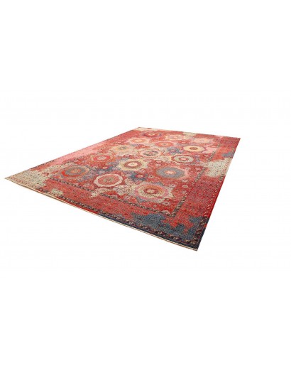 Tappeto Mamlouk Pakistan rosso marrone 302x420
