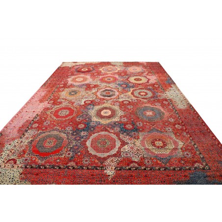 Tappeto Mamlouk Pakistan rosso marrone 302x420