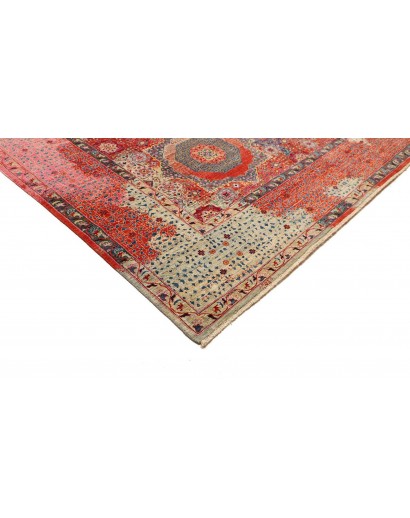 Tappeto Mamlouk Pakistan rosso marrone 302x420