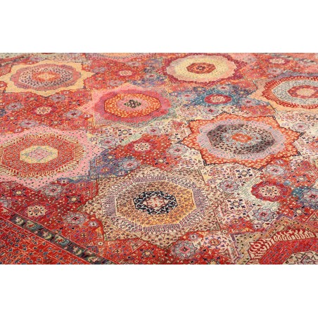 Tappeto Mamlouk Pakistan rosso marrone 302x420