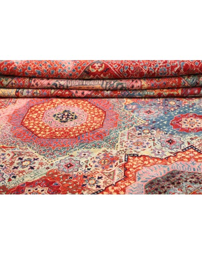 Tappeto Mamlouk Pakistan rosso marrone 302x420