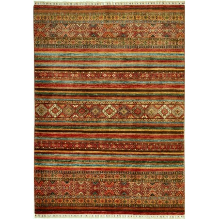 Tappeto Samarkand Pakistan marrone giallo 177x244
