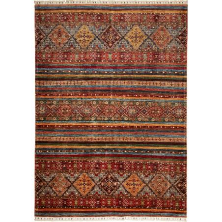 Tappeto Samarkand Pakistan marrone arancione 179x249
