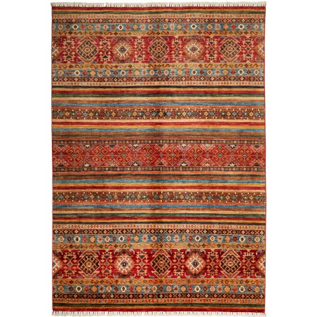 Tappeto Samarkand Pakistan marrone grigio 175x251