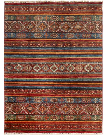 Tappeto Samarkand Pakistan marrone arancione 179x237