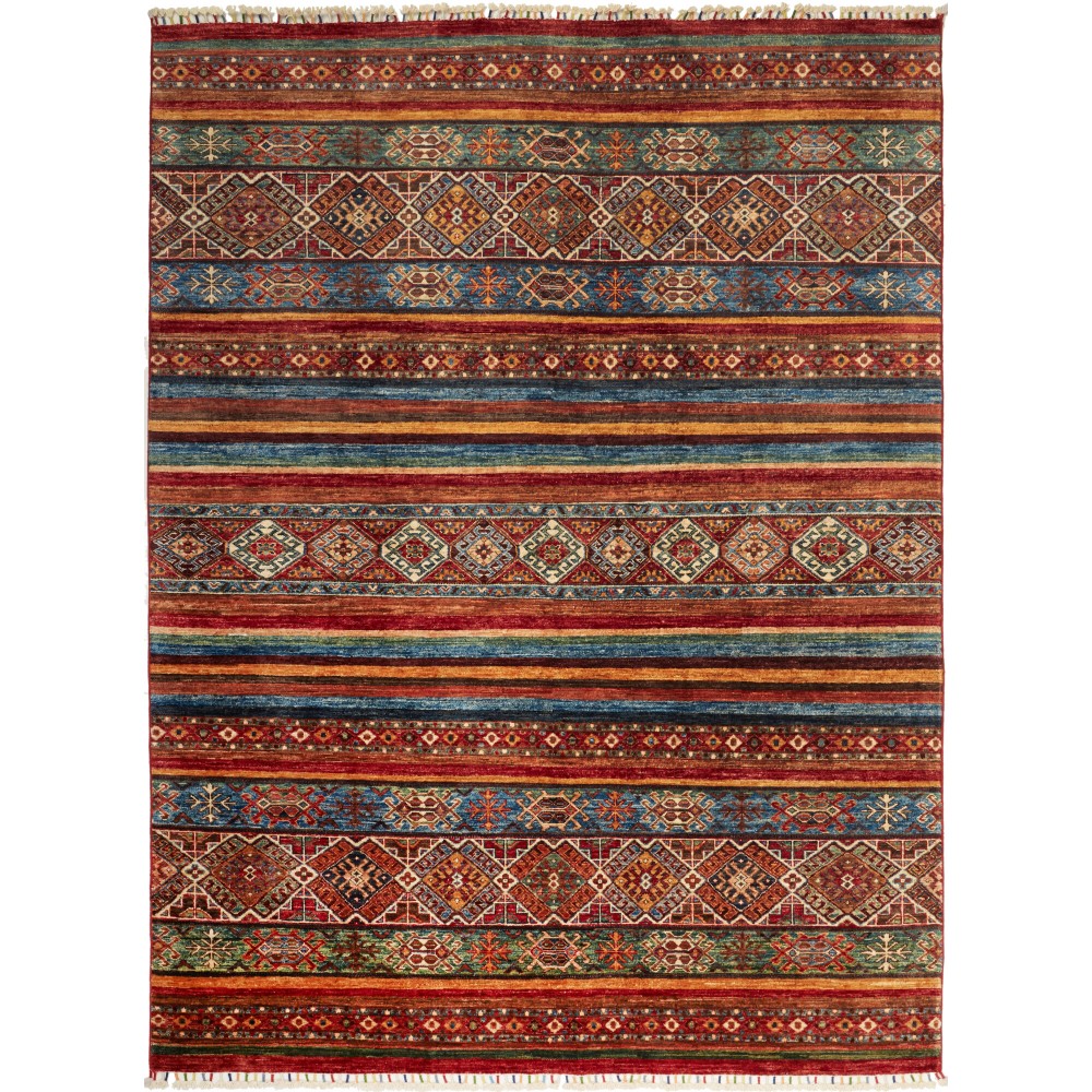 Tappeto Samarkand Pakistan marrone arancione 179x237 Tappeto Samarkand Pakistan marrone arancione 179x237